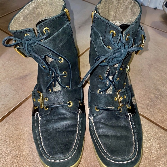 Sperry Shoes - SPERRY Black Topsider Boots